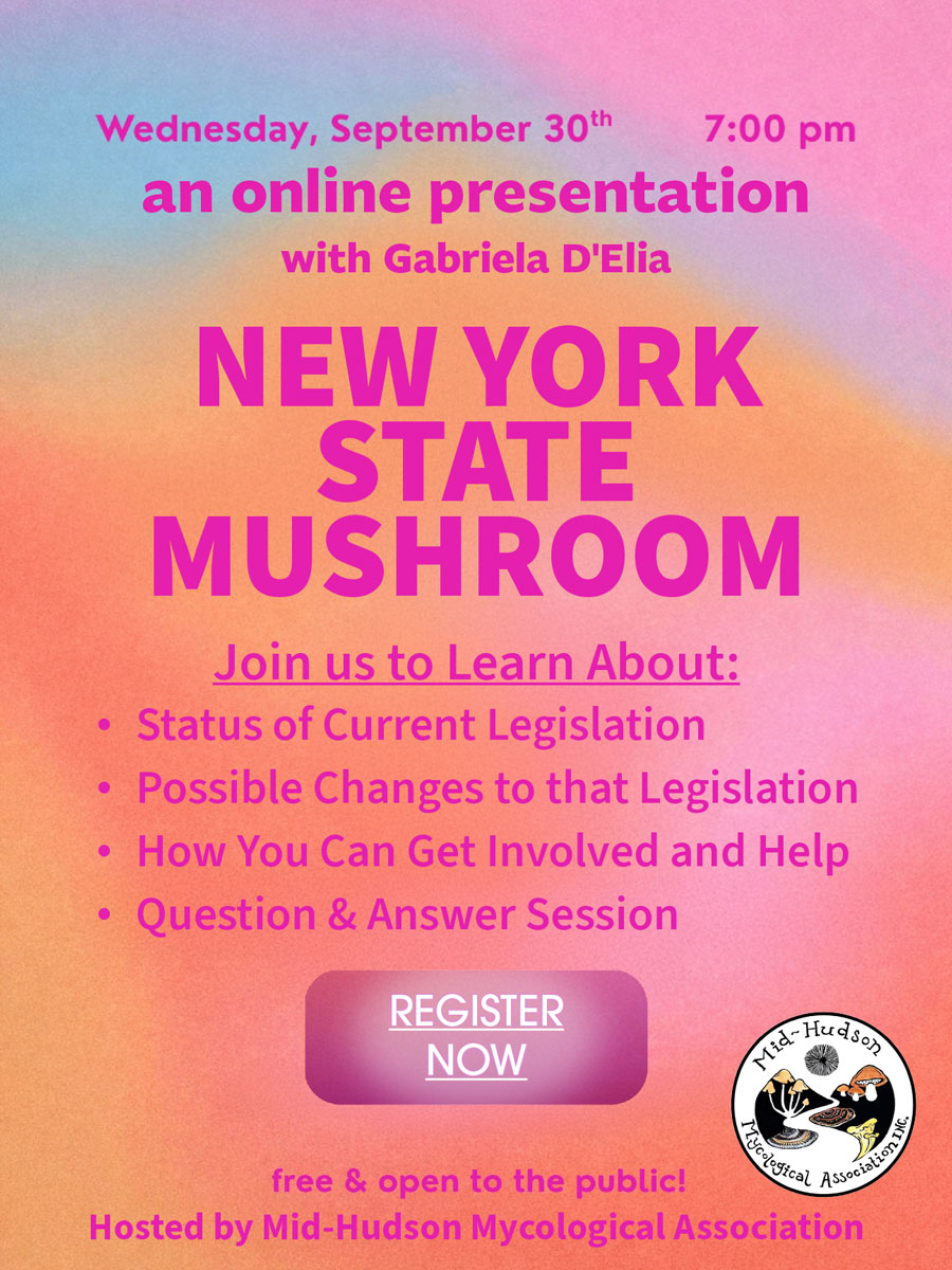 NY State mushroom poster