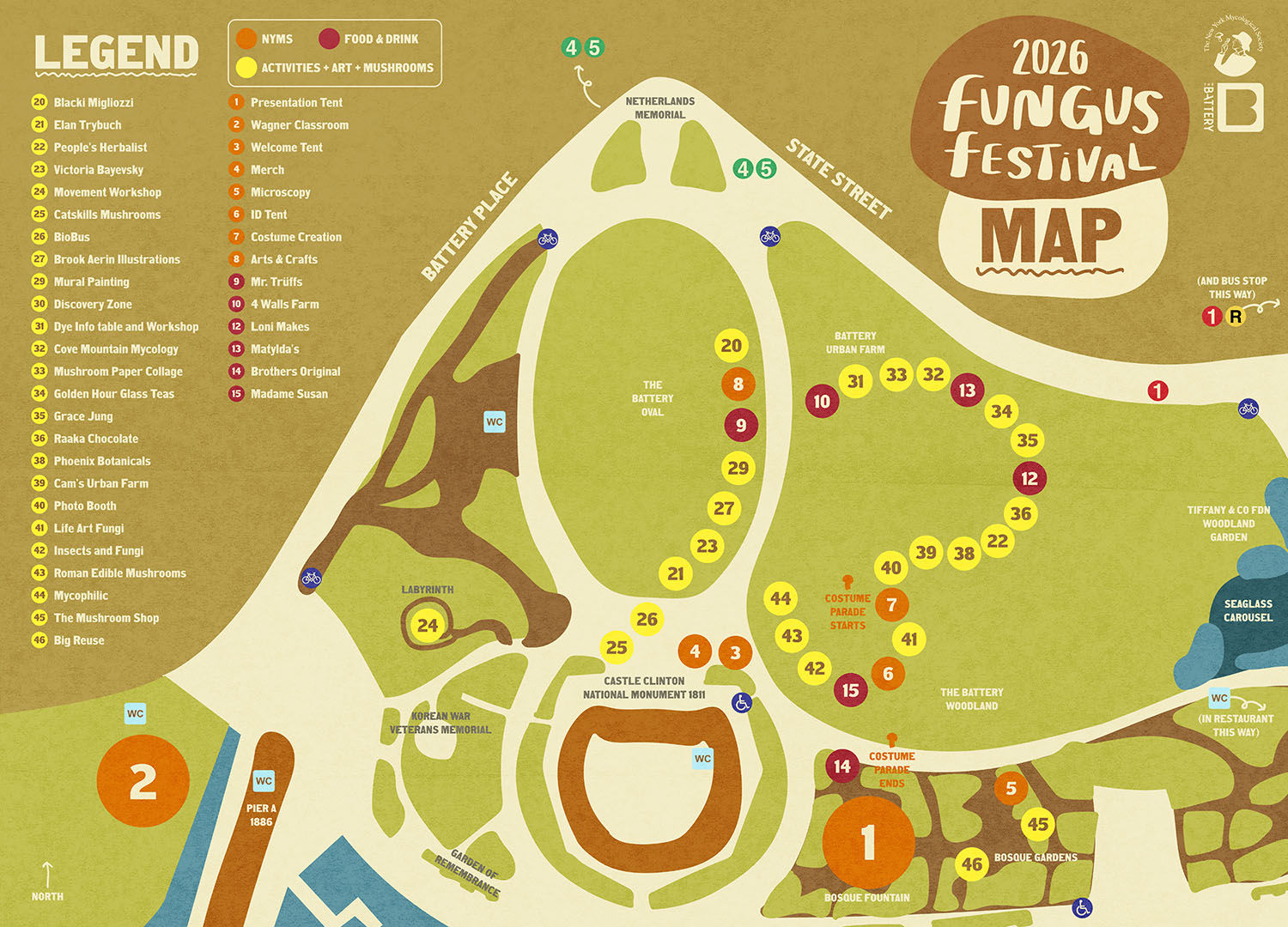 Fungus Festival 2026_Map